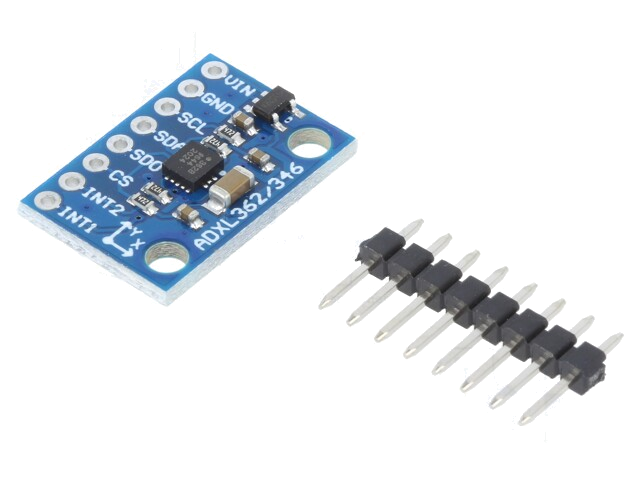 Sensor: positie; accelerometer; 3,3÷5VDC; I2C,SPI; ADXL362 Sensor: positie; accelerometer; 3,3÷5VDC; I2C,SPI; ADXL362